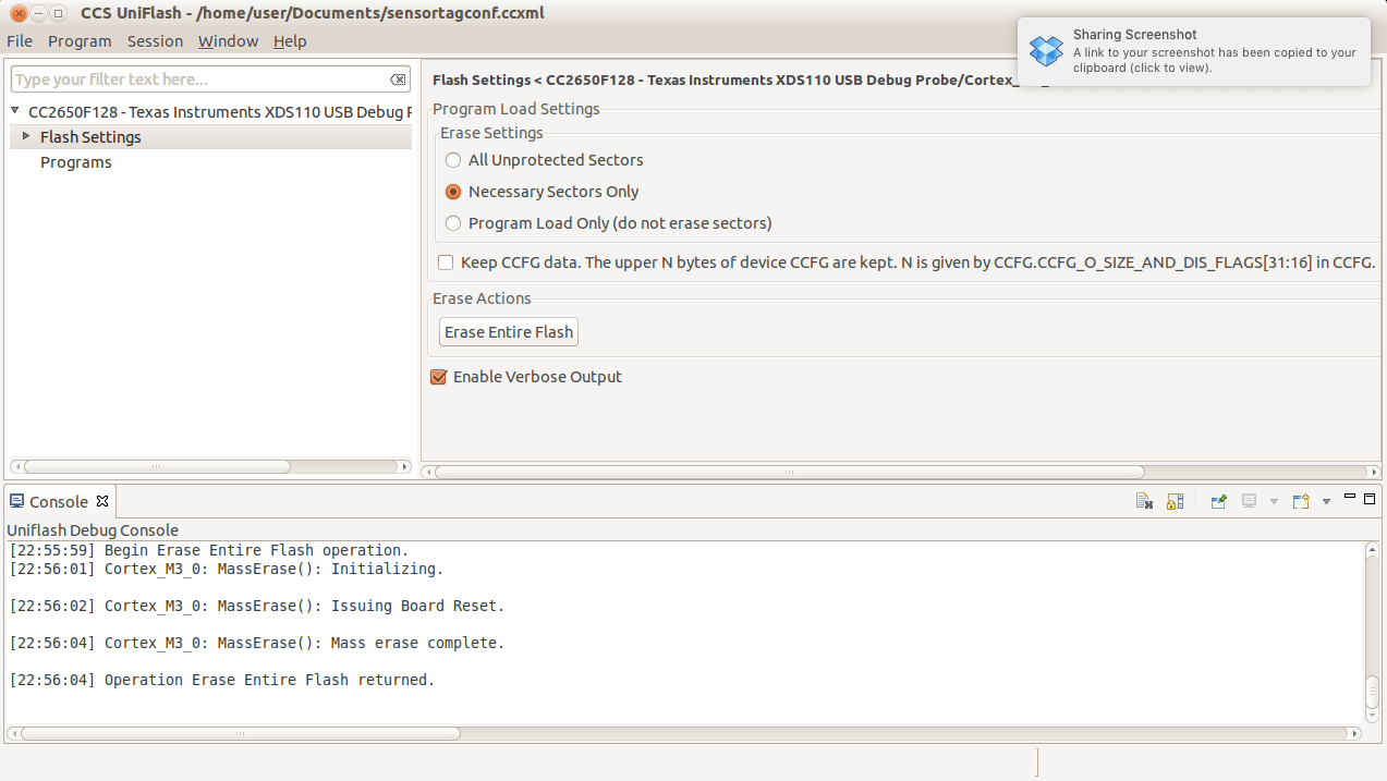 Getting started with TI 6Lowpan SensorTag