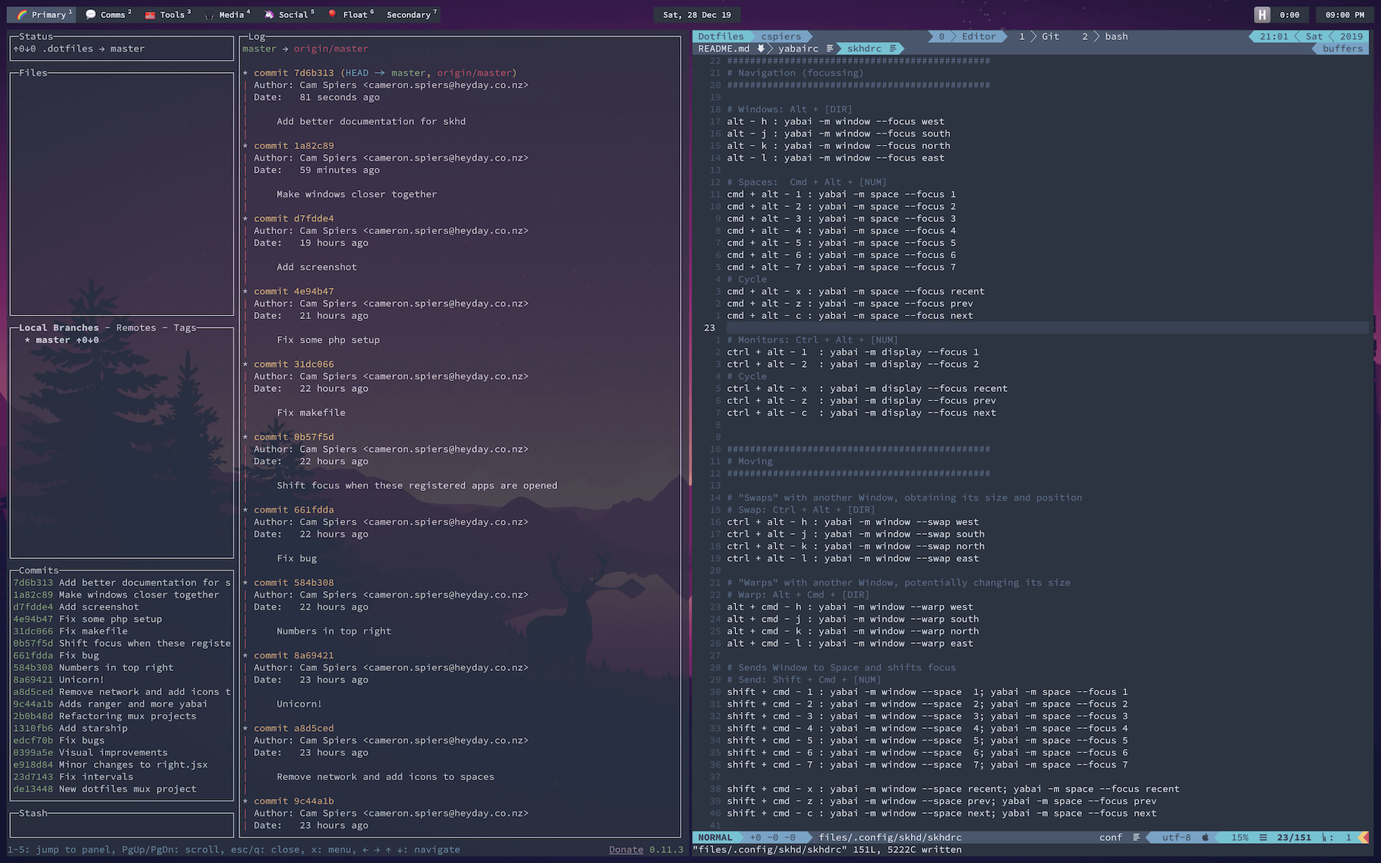 MAC] Yabai Rice <3 : r/unixporn